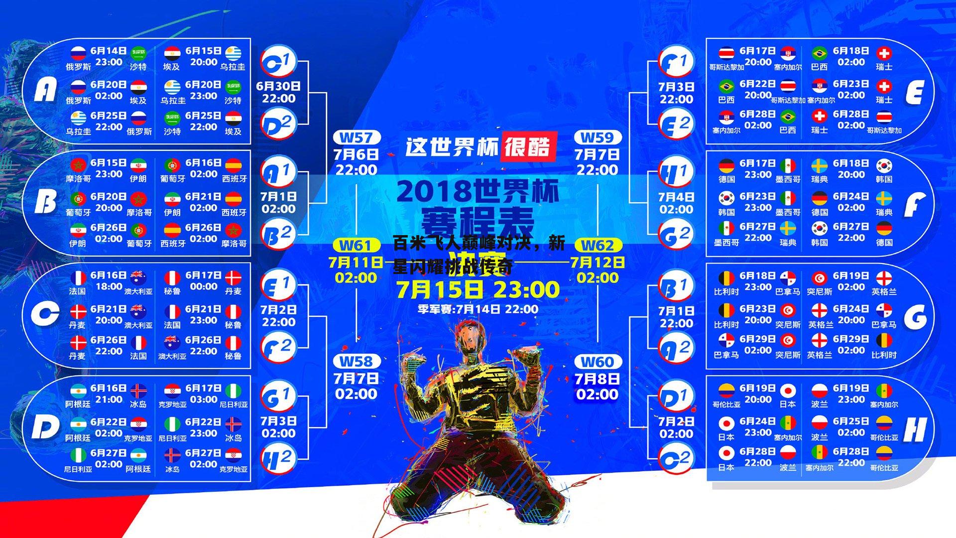 百米飞人巅峰对决，新星闪耀挑战传奇
